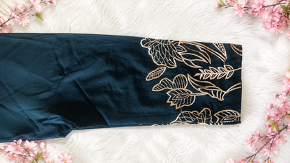 Floral Embroidery Kurti Set