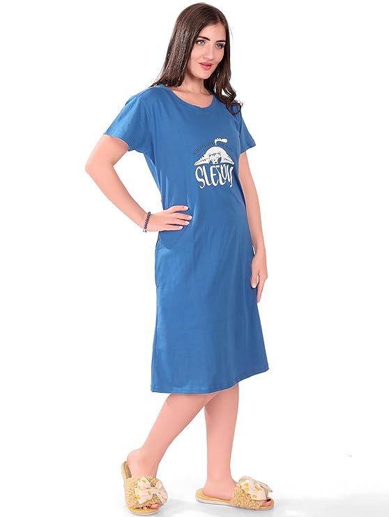 Printed Knee pocket Lounge Tee
