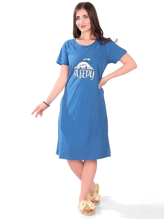 Printed Knee pocket Lounge Tee