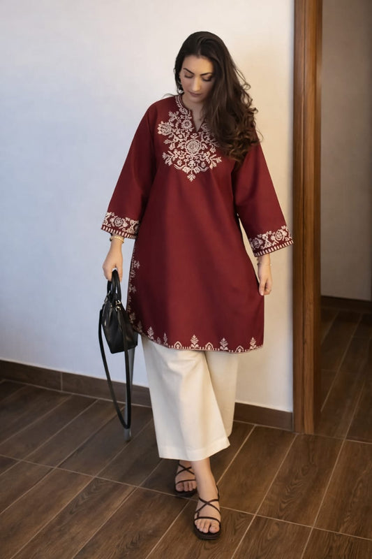 Black Embroidered Co-ord Set