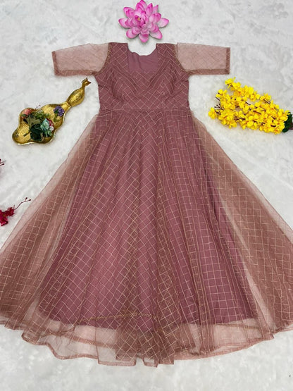 Designer Net Frock