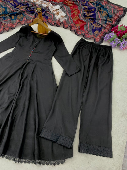 Party Wear Traditional Long Gown Set