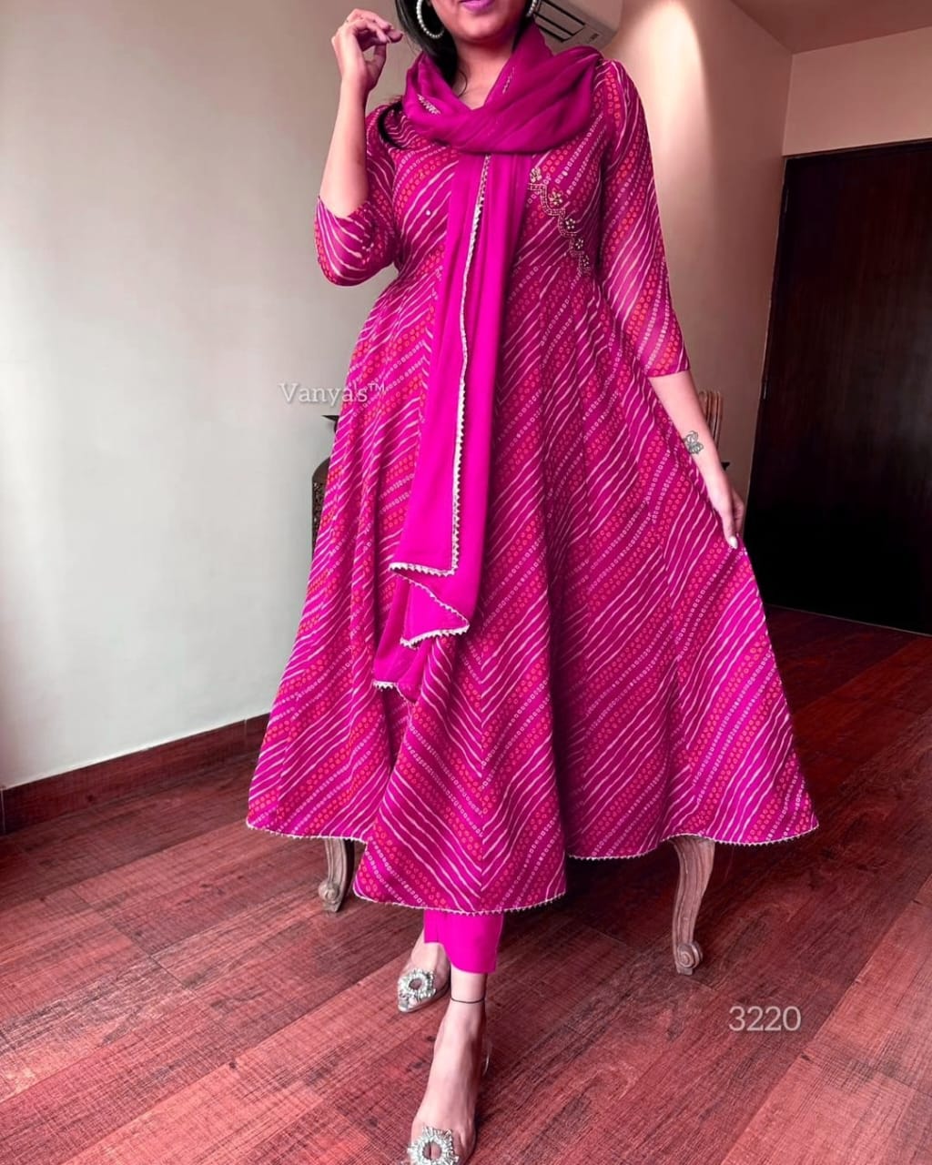 Premium Bandej Anarkali 3-Piece Set