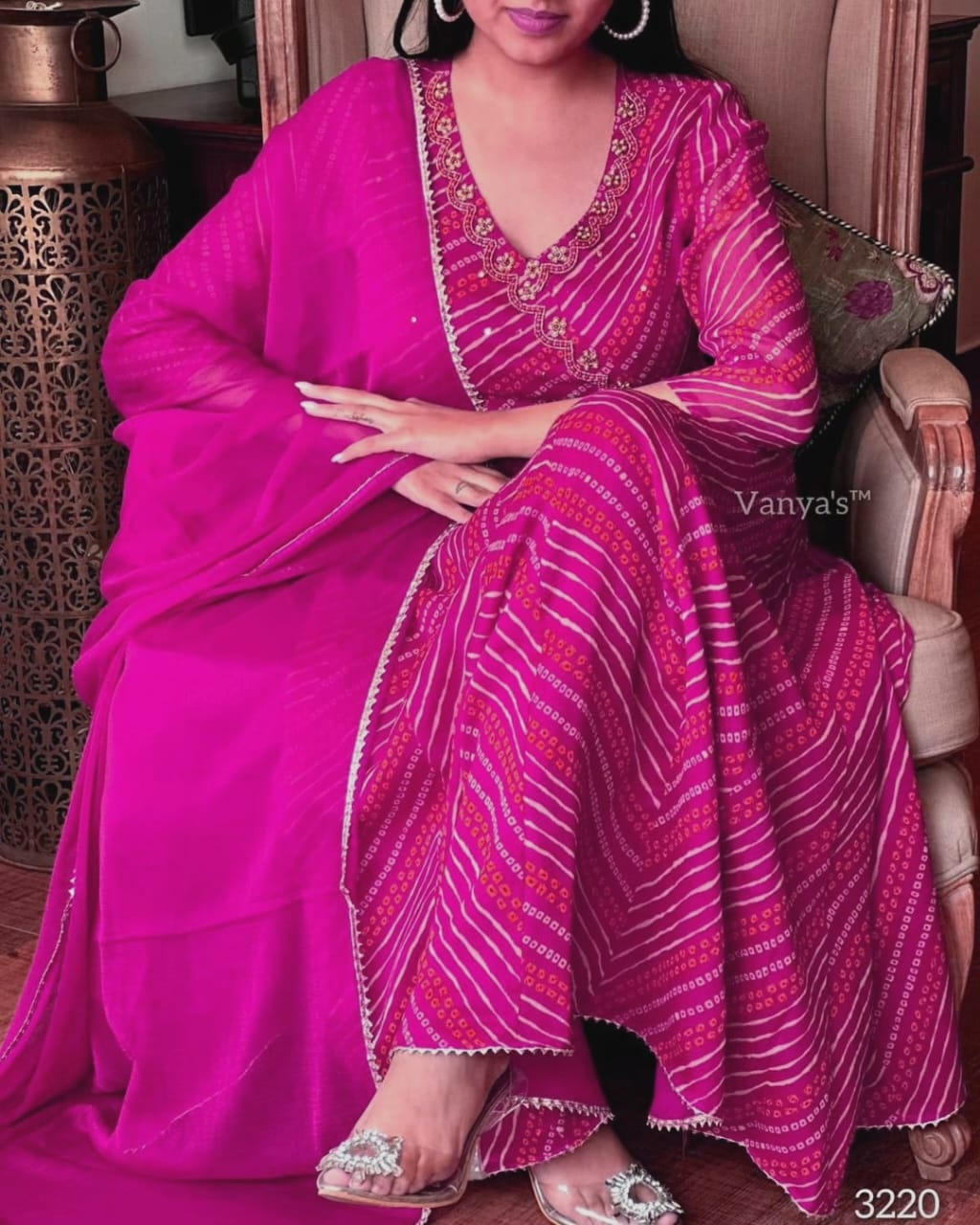 Premium Bandej Anarkali 3-Piece Set