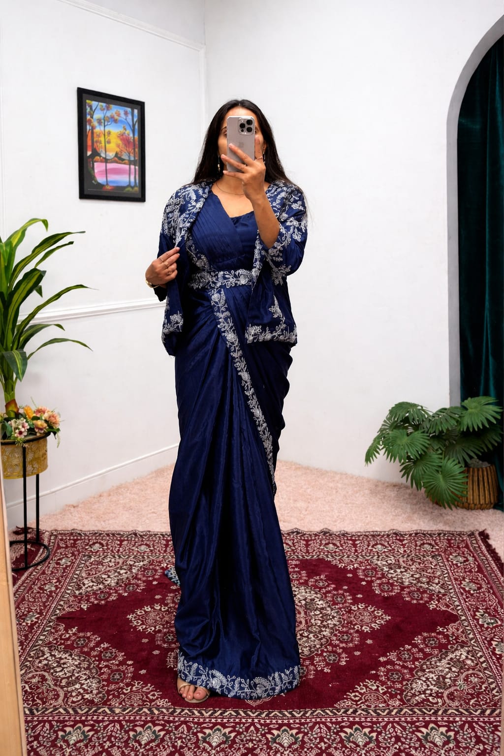 Indo-Western Drape Saree