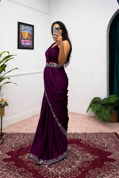 Indo-Western Drape Saree