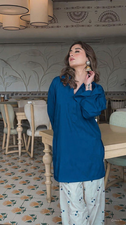 Cherry Farsi Kurti Set