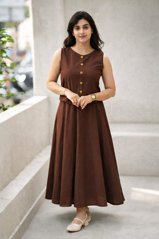 Premium Cotton Skirt & Top Set
