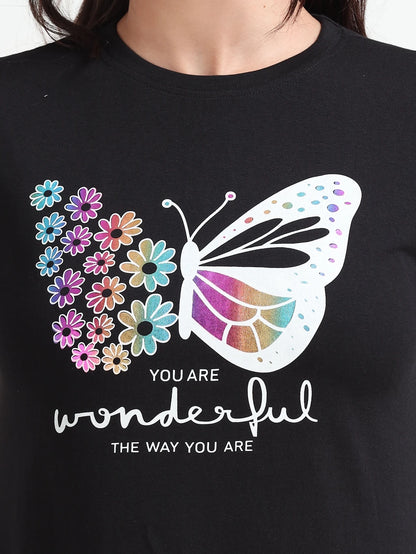 Butterfly Bloom Lounge Tee