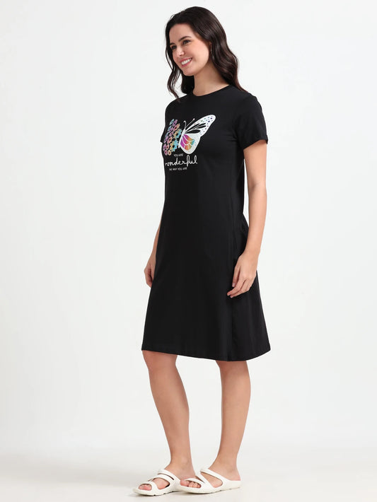 Butterfly Bloom Lounge Tee