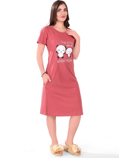 DreamBuddy Cartoon Print Lounge Tee