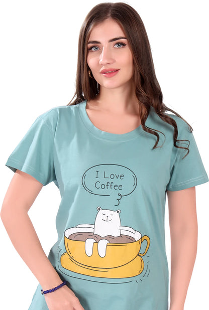 Mint Coffee Bliss Lounge Tee