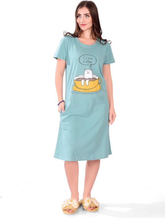 Mint Coffee Bliss Lounge Tee